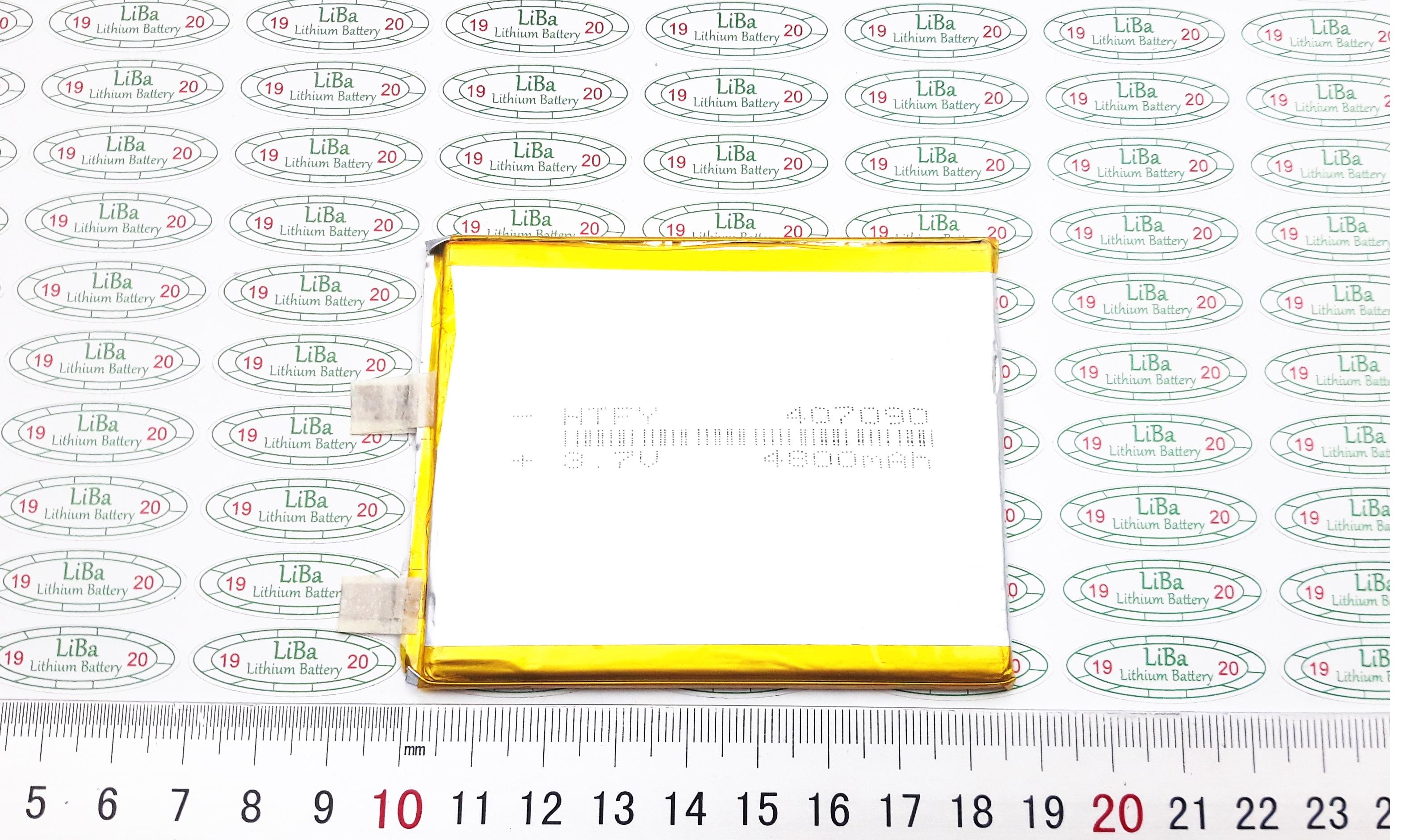 Lithium polyme 3.7v 4800 mah kích thước 4 x 70 x 90 mm - liba