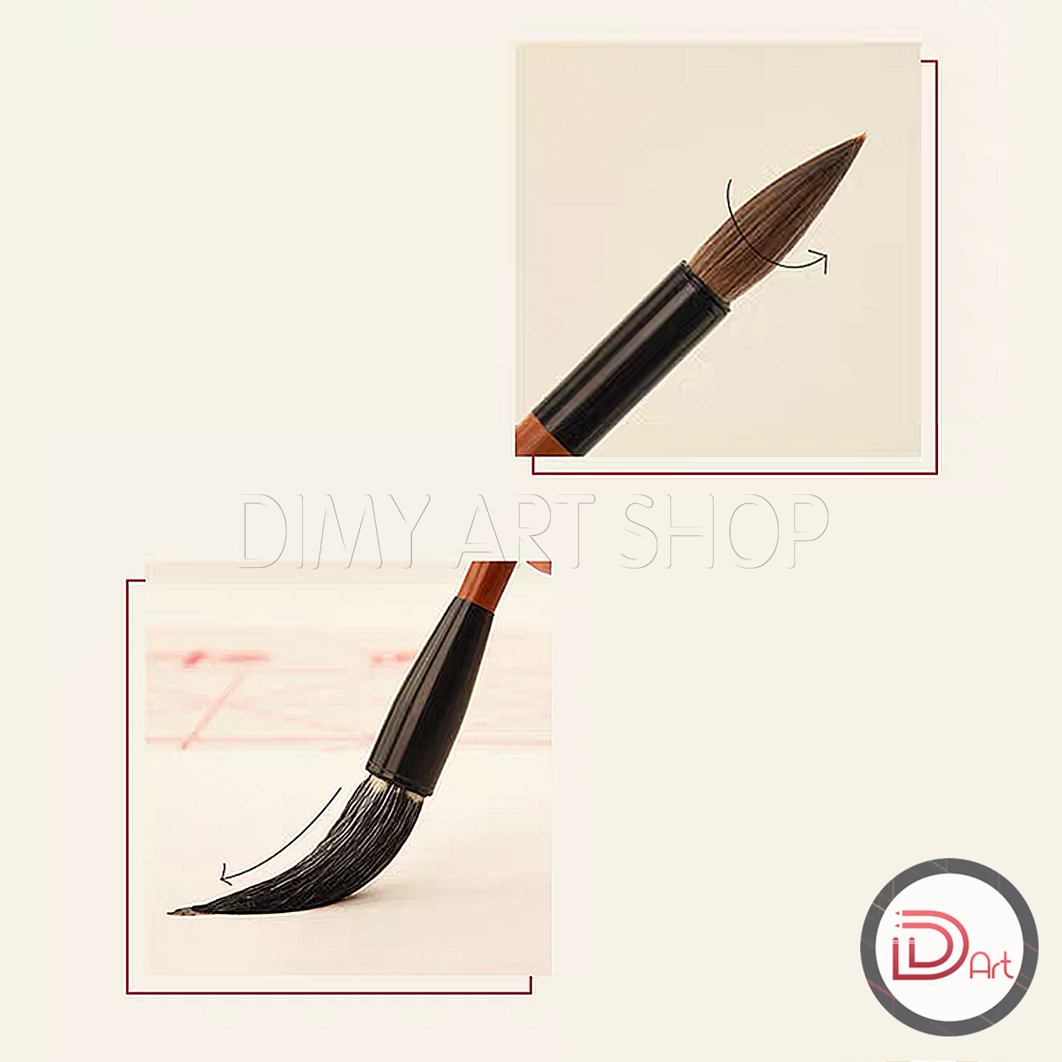 [DIMY ART] BỘ CỌ VẼ THƯ PHÁP MARIE'S