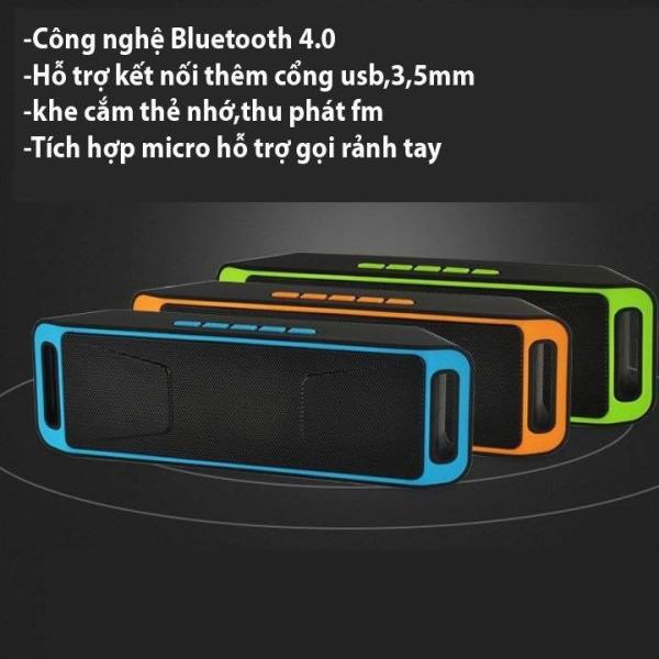 [HCM]Loa máy tính bluetooth Loa nge nhac bluetooth -  Loa bluetooth Loa Bluetooth Di Động Nghe Hay S208 - Kiểu dáng thời trang nghe nhạc hay Mẫu 89 - Bh uy tín 1 đổi 1