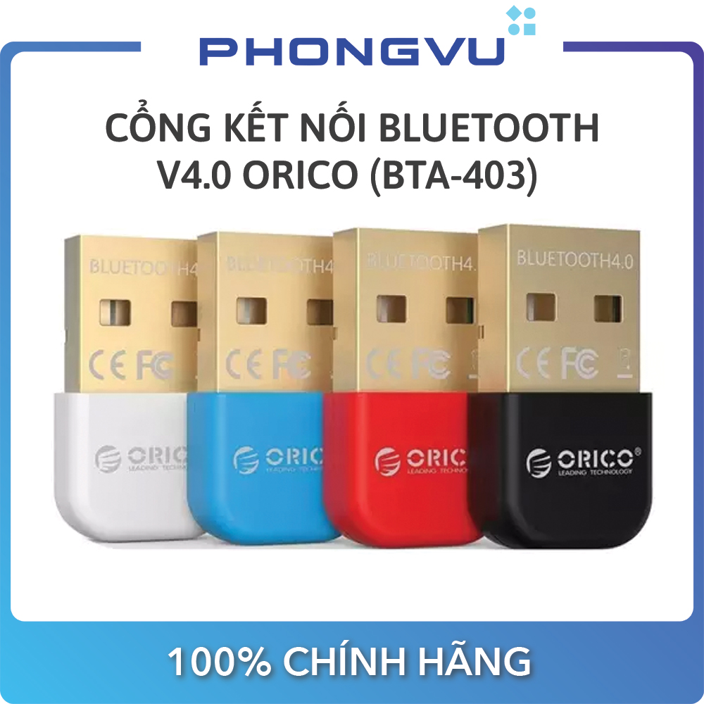 Port Connection Bluetooth V4.0 Orico (bta-403) (red/black/white/blue)-Warranty 6 months