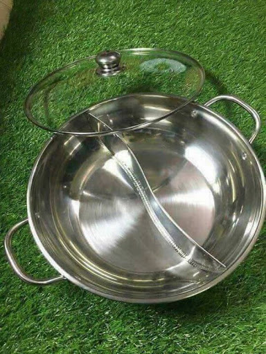 Nồi lẩu inox 2 ngăn Hotpot 30 cm