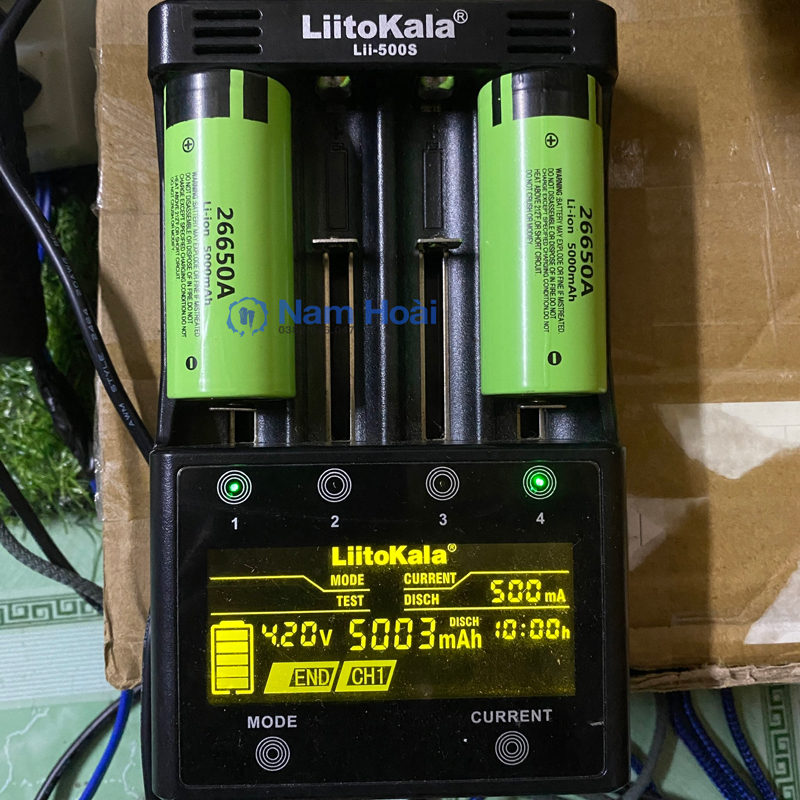 Pin Cell 26650 Panasonic 5000mAh xả cao 25A