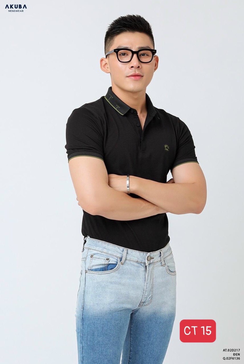 ÁO THUN CẶP ( NAM - NỮ ) CỔ TRỤ THỜI TRANG KHANG SHOP19 MS116