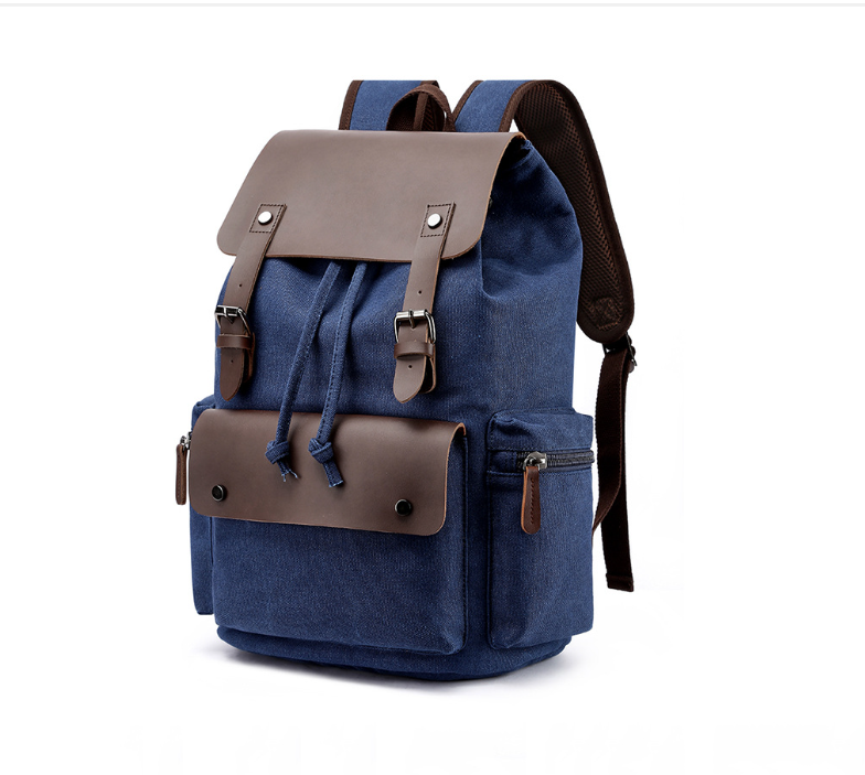 Balo nam vải canvas cao cấp phong cách mới 15,6"