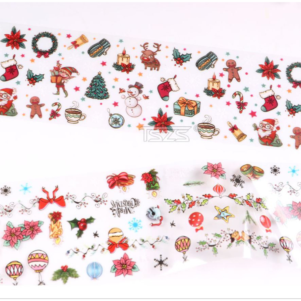 Set 10 Cuộn Giấy Foil Trang Trí Móng