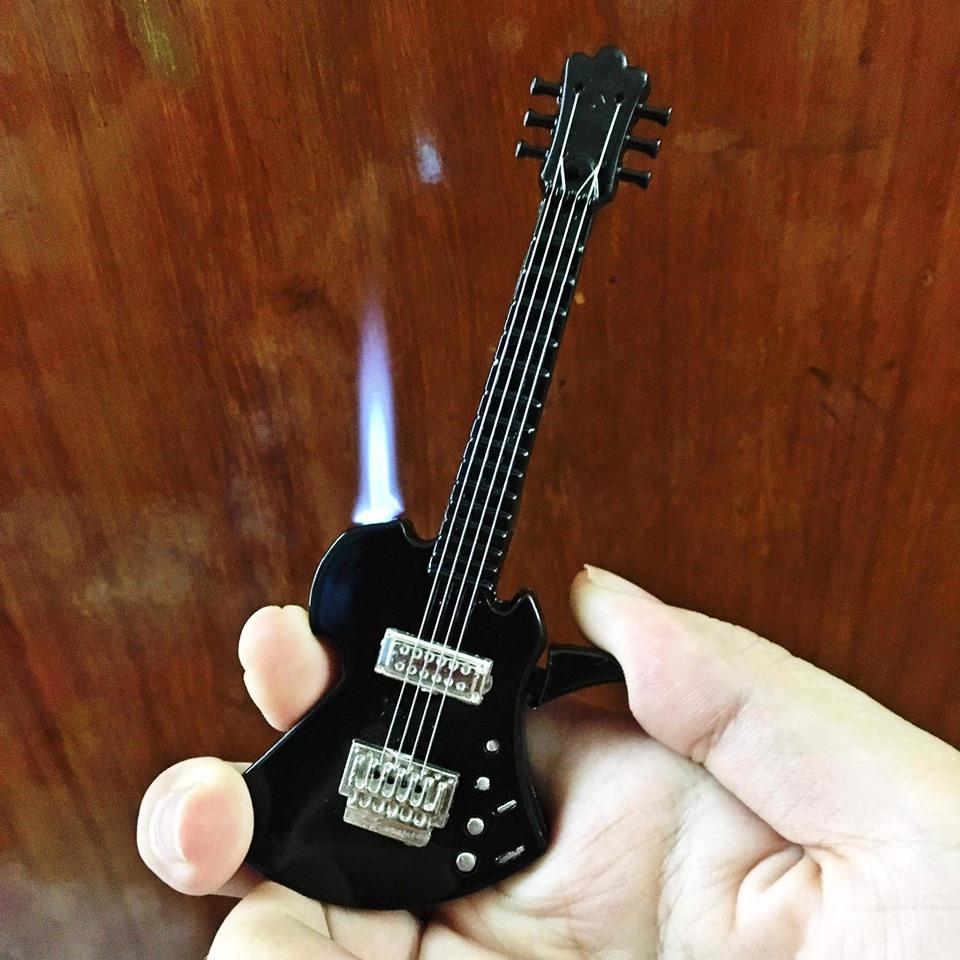 Hột quẹt lửa khò hình cây đàn