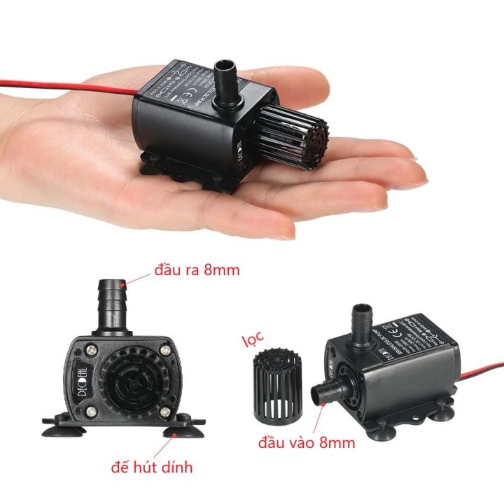 Máy bơm nước mini 12V không chổi than 5W