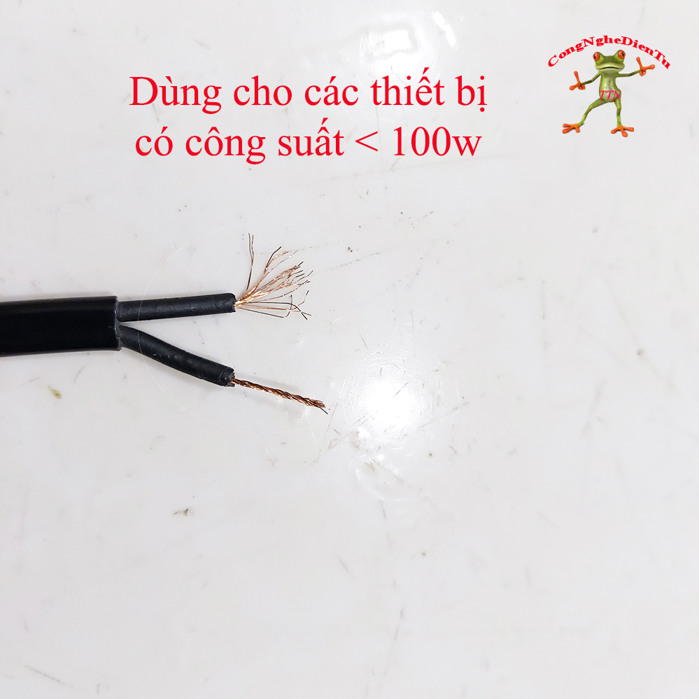 Dây điện kèm phích cắm dài 1m8  100w