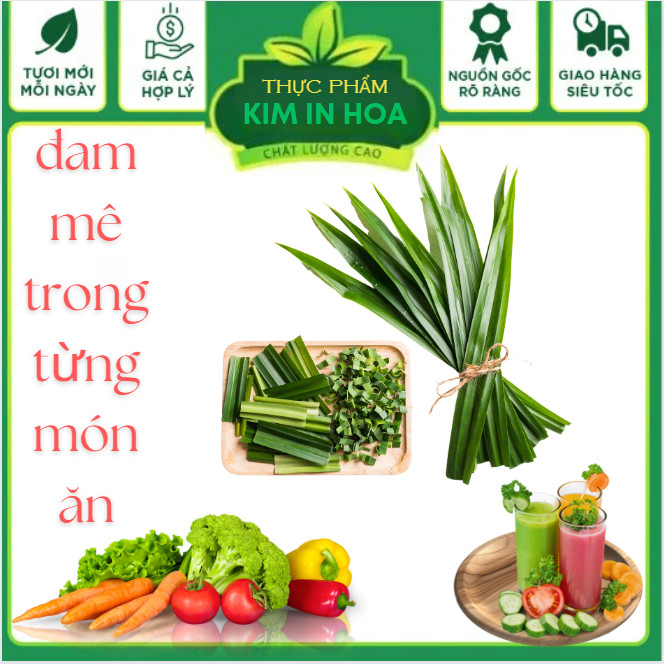 Lá Dứa( Lá Nếp) Tươi Dùng Để Nấu Chè Nấu Nước