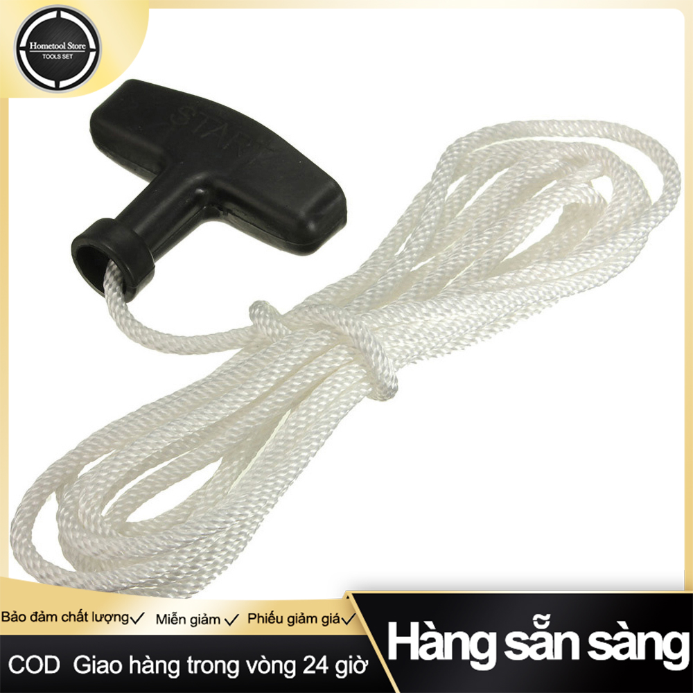 White Rope Black Handle Universal Rope & Pull Handle replacement Plastic& Polyester High Quality