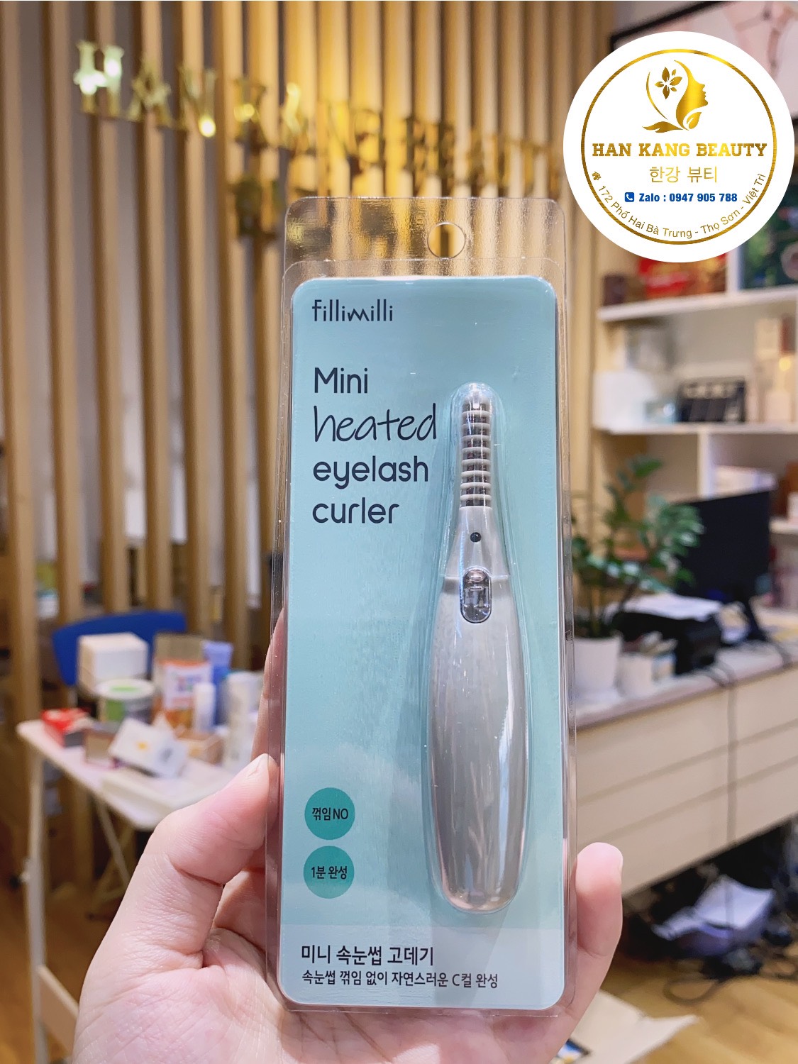 Máy uốn mi Fillimilli mini heated eyelash curler