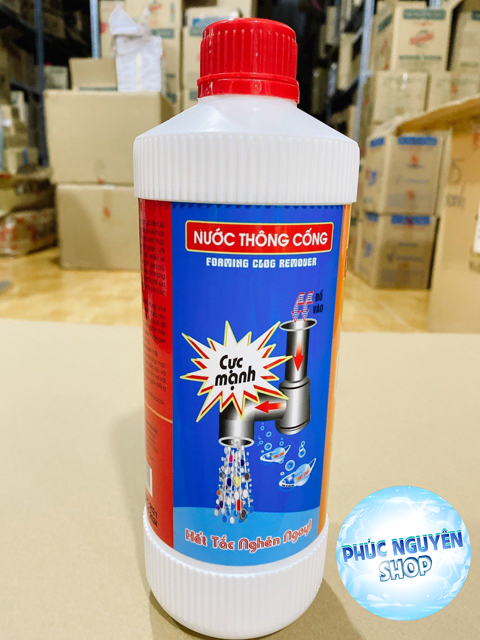 Nước thông cống Hando chai 1 lít PNS788