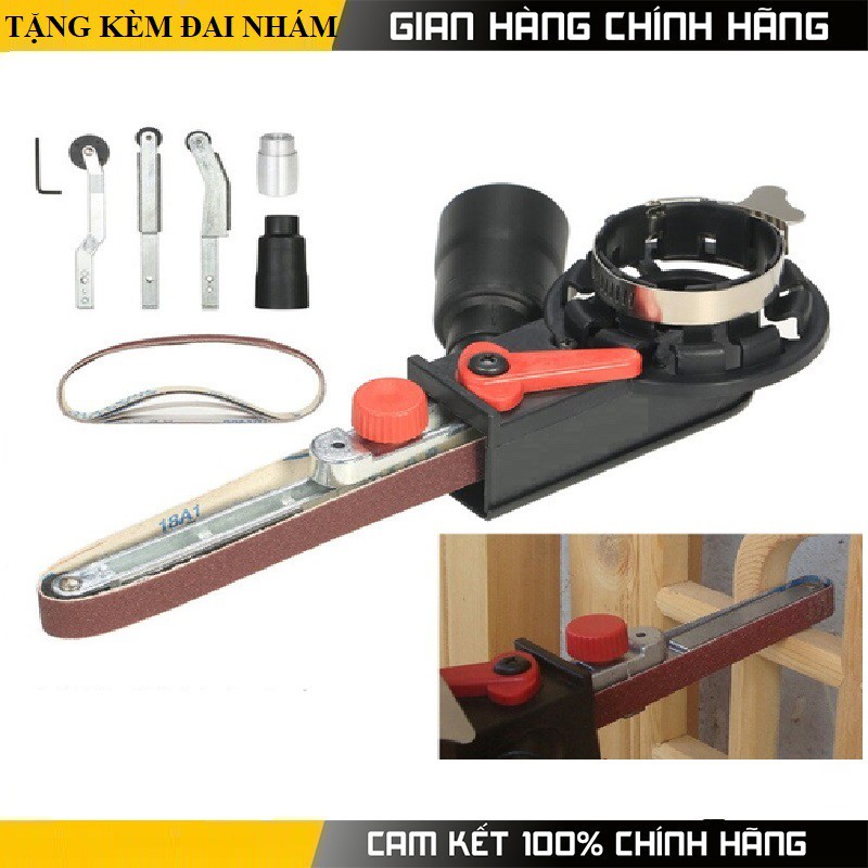 Bộ chuyển đổi máy mài góc thành máy chà nhám băng