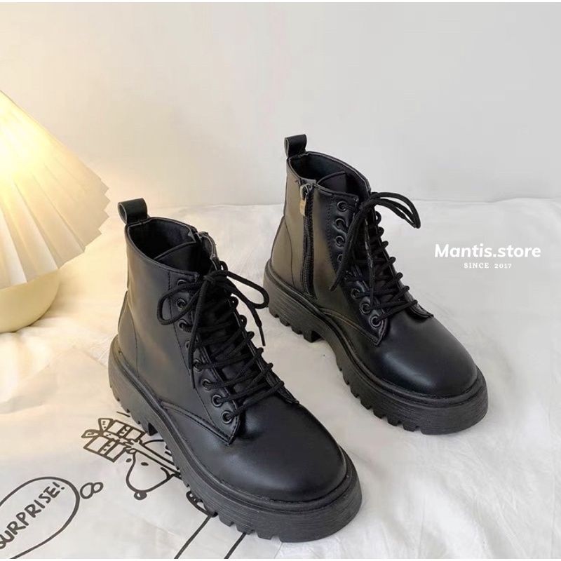Boot Đen Ullzang -Bốt Nữ( Kèm Video Ảnh Thật)