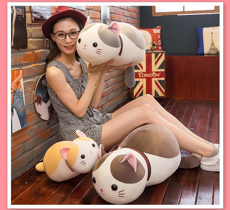 [HCM]Mèo may mắn phiên bản gấu bông lười
