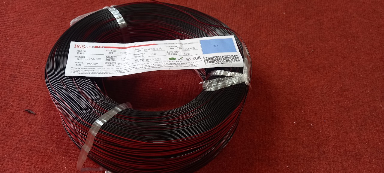 Dây điện đôi nối mạch 24AWG (0,5mm) 28AWG (0,3mm)
