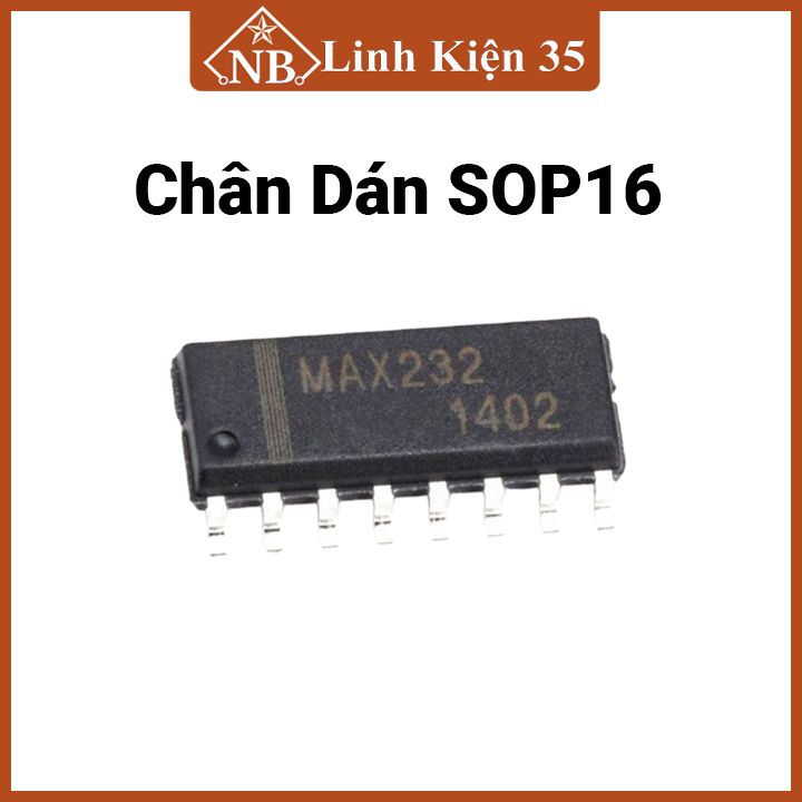 IC giao tiếp Max232 DIP16 / SOP16 chống nhiễu cao