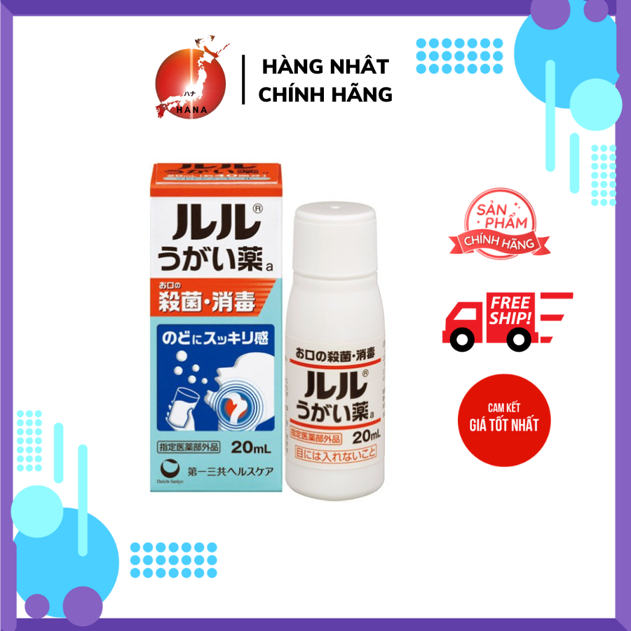 Nước súc miệng lulu 20ml