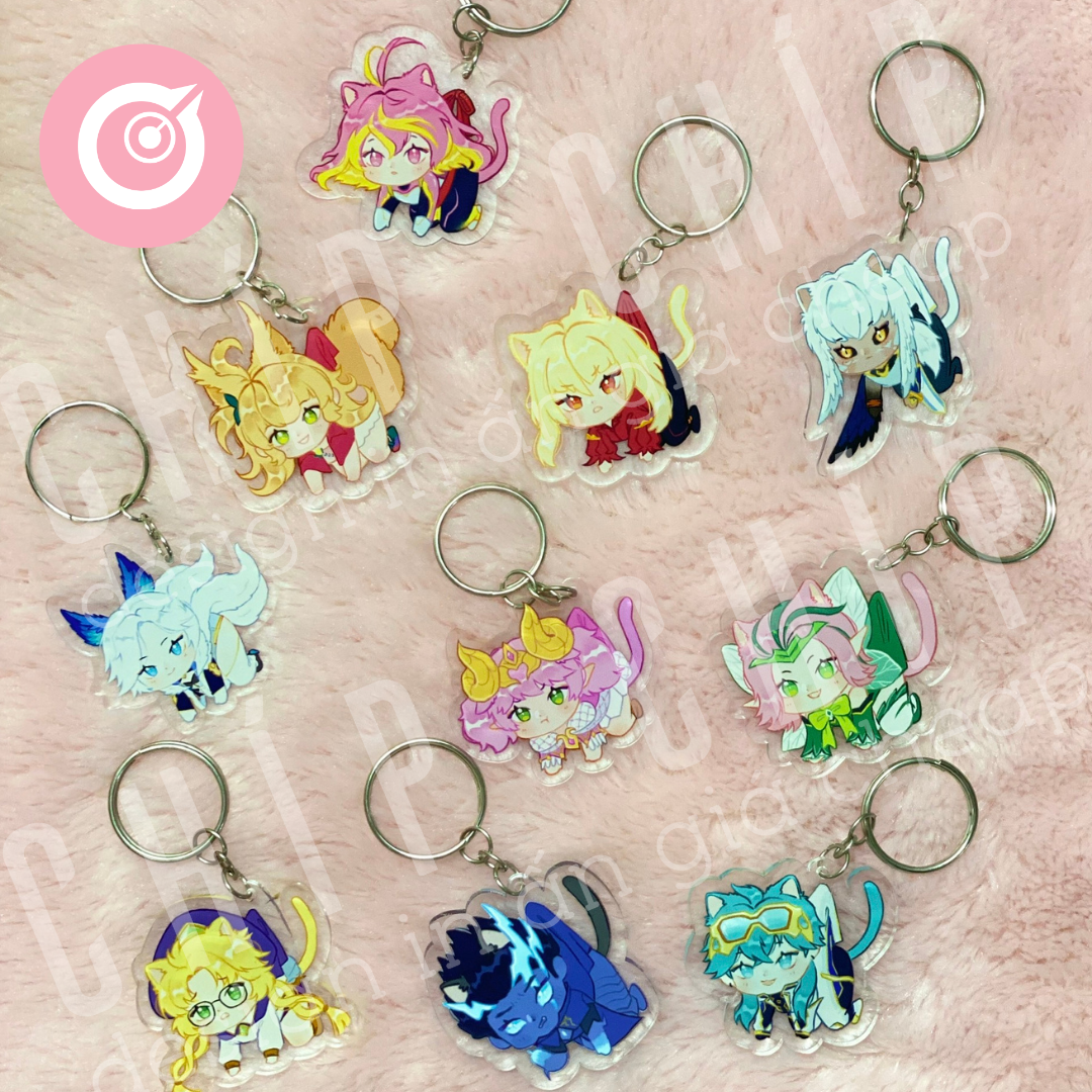 MÓC KHÓA LIÊN QUÂN CHIBI. KEYCHAIN AOV