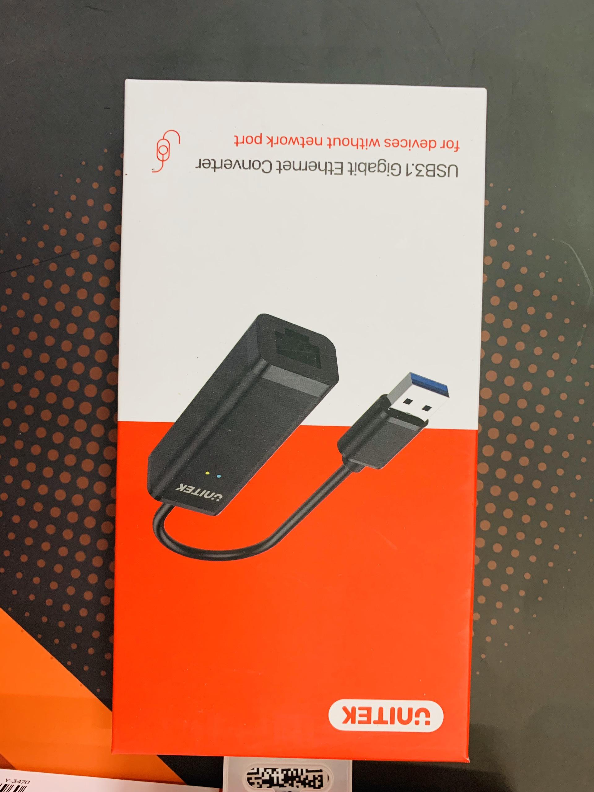 [HCM]Cáp chuyển USB sang mạng Lan Gigabytes Unitek Y-3470