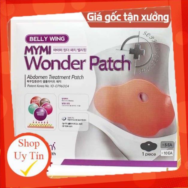 Miếng Dán Wonder Patch Tan Mỡ Bụng (combo 5)