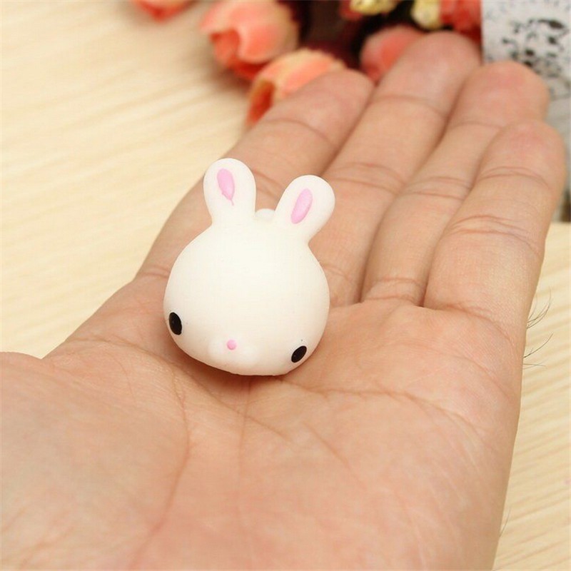 Mochi Cute Bunny Rabbit Squishy Squeeze Healing Stress Reliever Toy Gift Decor