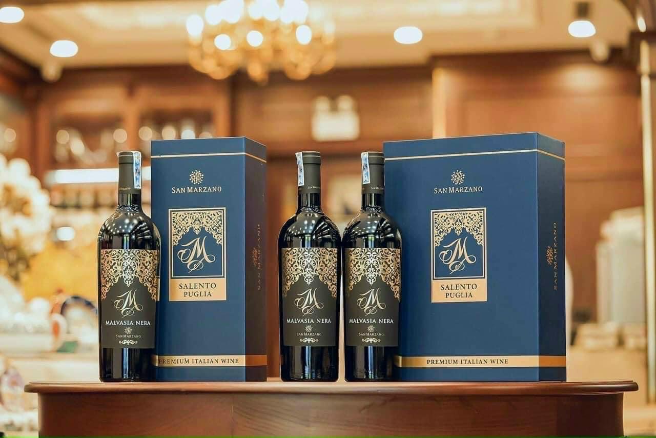 (Có hộp quà tặng miễn phí) Vang Nhập khẩu Ý M Malvasia Nera