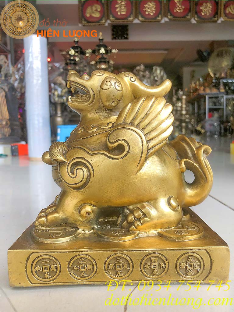 Tỳ Hưu Ngồi Bệ Bằng Đồng Để Két, Bàn Thờ Thần Tài Đủ Các Cỡ