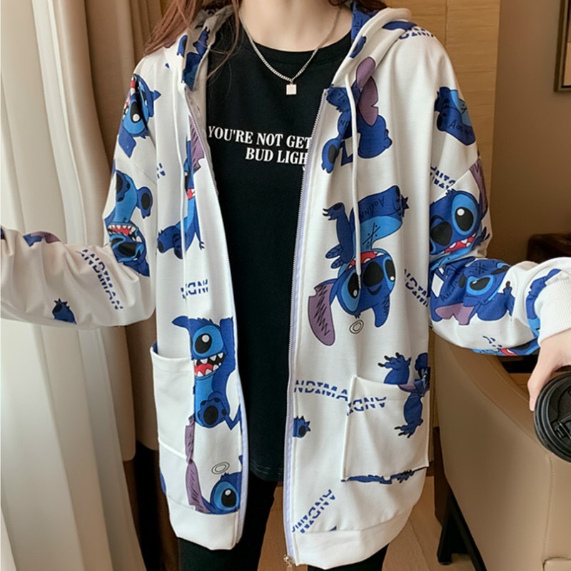 ÁO KHOÁC HOODIE DÂY KÉO NAM NỮ IN LOANG 3D CÁ TÍNH NAM/NỮ PHONG CÁCH FOM RỘNG PHÚ MÔNG (Phối Nón)