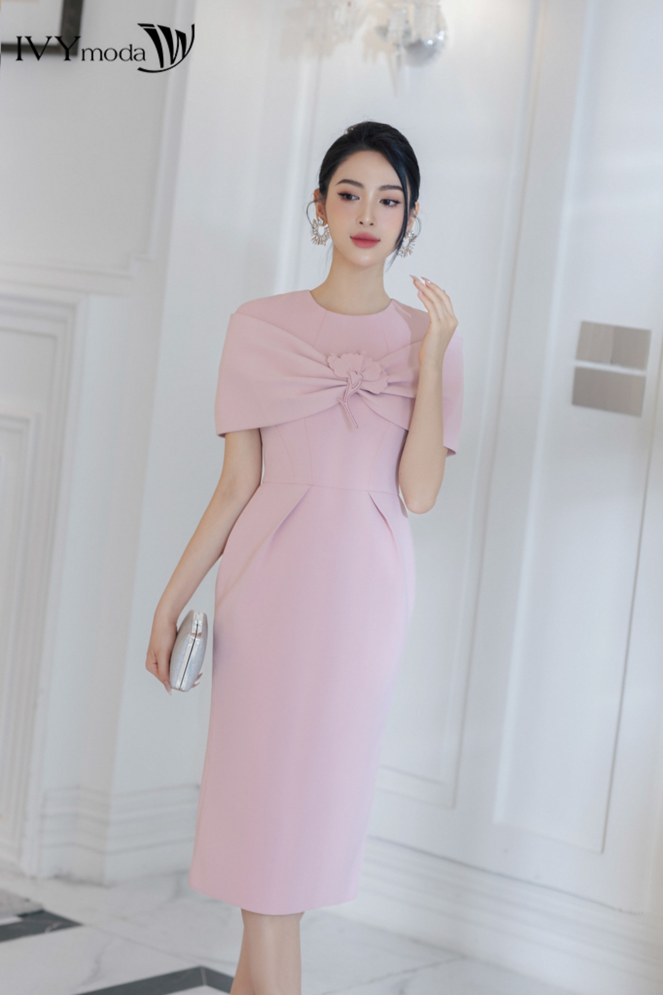 Đầm Tapta tay cape IVY moda MS 45S2764