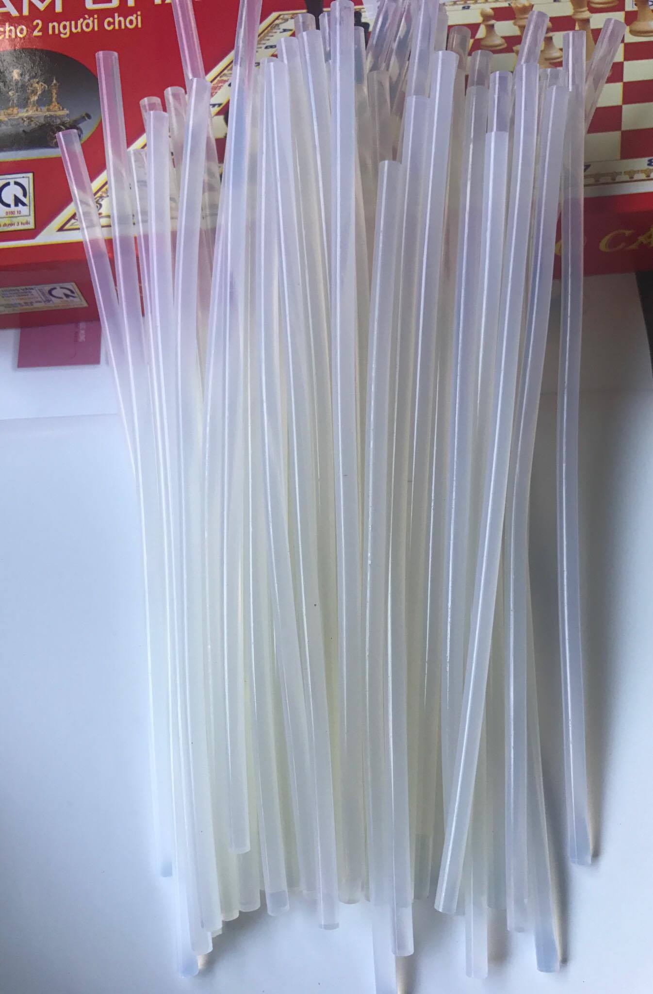 combo 10 Keo nến trong, keo silicon nhỏ (10 cây)