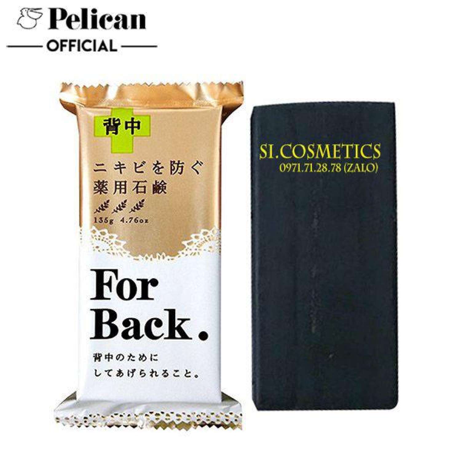 Xà Phòng Mụn Lưng Pelican For Back Medicated Soap (135g)