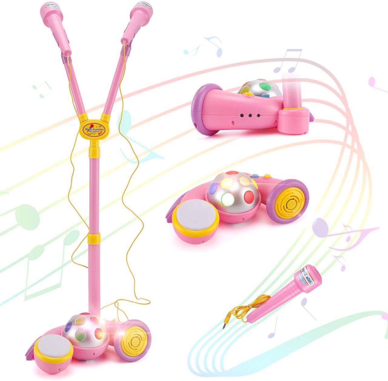 [HCM]Đồ chơi karaoke 2 micro cao cấp cho bé tập hát
