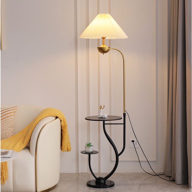 Đèn đứng MONA Vintage cao cấp kèm bóng LED tiết kiệm điện , thân đèn sơn tĩnh điện