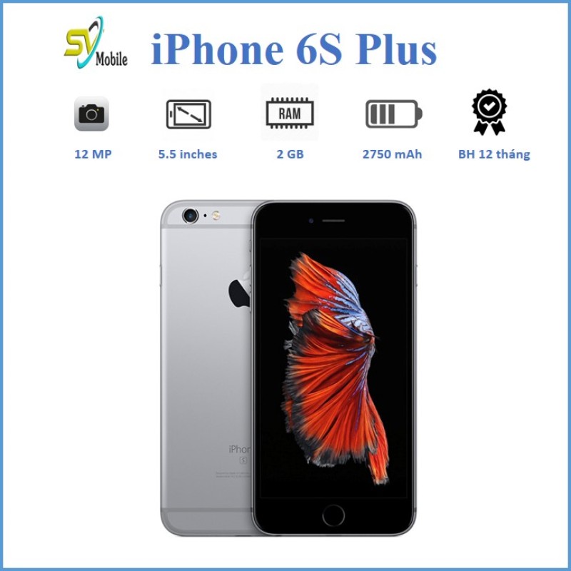 [Trả góp 0%]Điện Thoại Apple iPhone 6S PLUS 16 GB- 32 GB- 64 GB. Mới 98% -Nguyên Zin Quốc Tế, Full Chức Năng