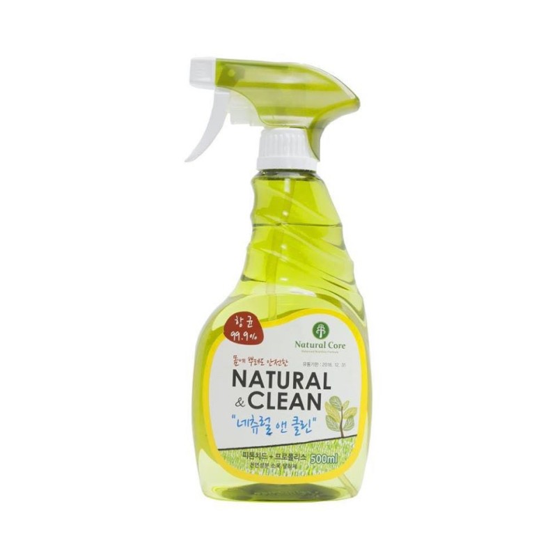 Xịt Khử Mùi Diệt Khuẩn Natural Clean 500Ml
