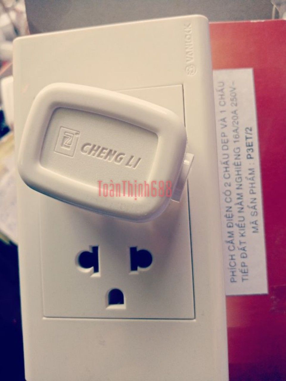 [HCM]phích cắm điện 3 chấu Chengli