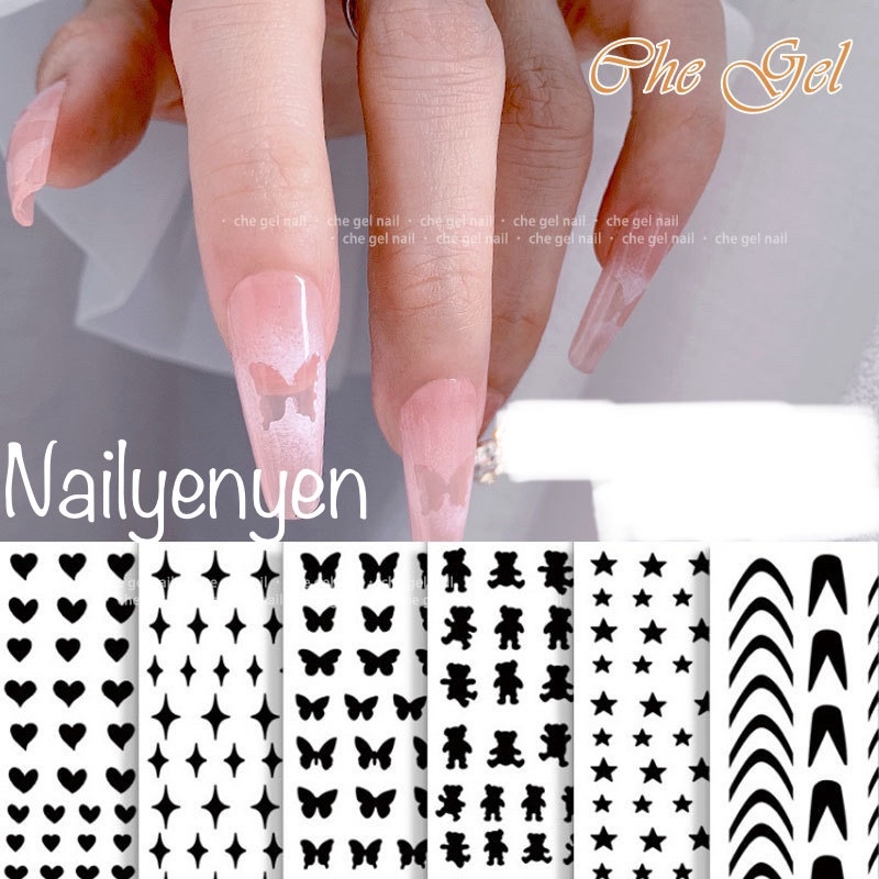Sticker Nail Dặm Ombre