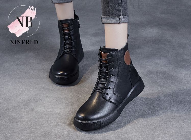 Giày Bốt Boot Martin Cổ Thấp Thu Đông Hàn Quốc Thời Trang 2023