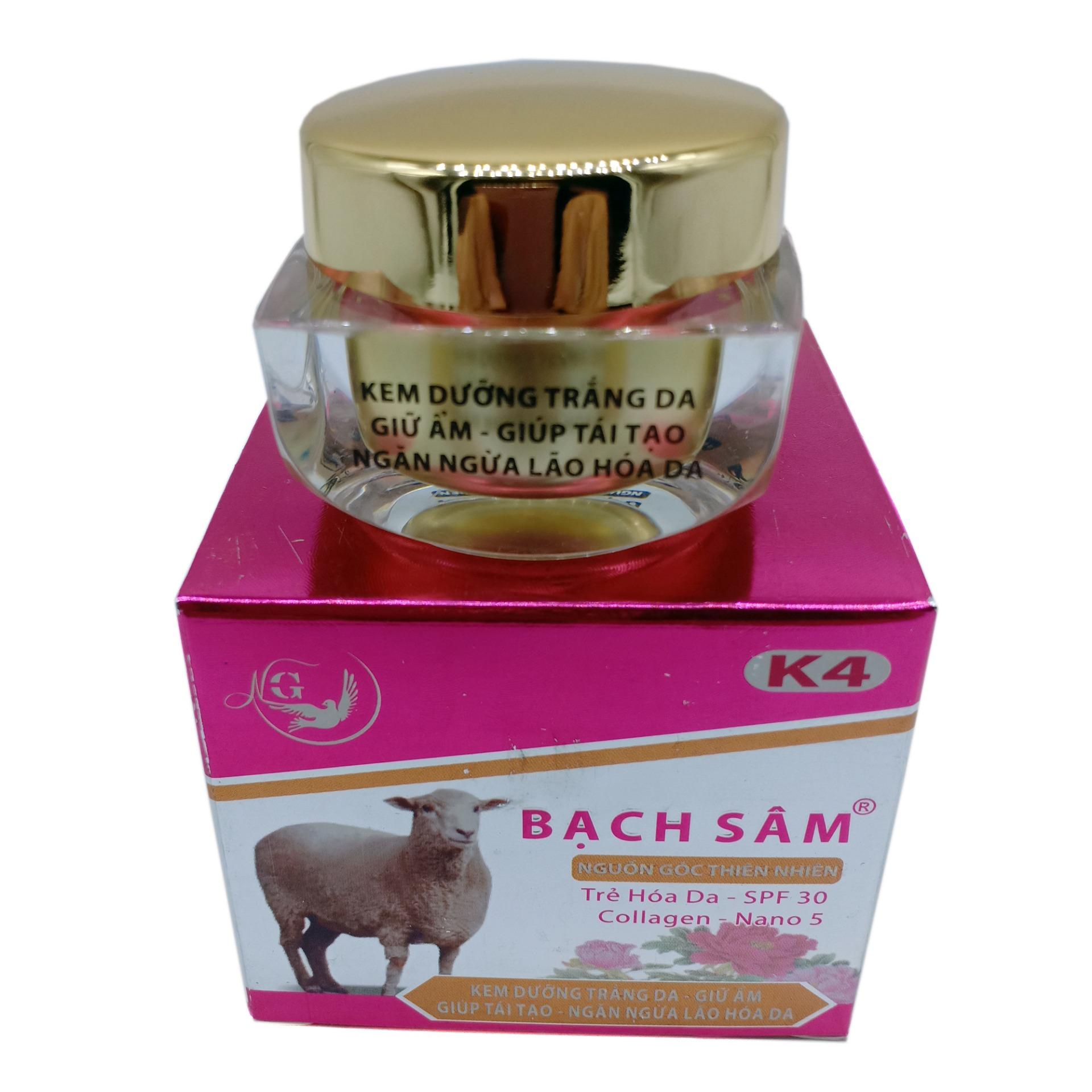 [HCM]Kem dưỡng trắng da - giữ ẩm Bạch Sâm K4 (18g)