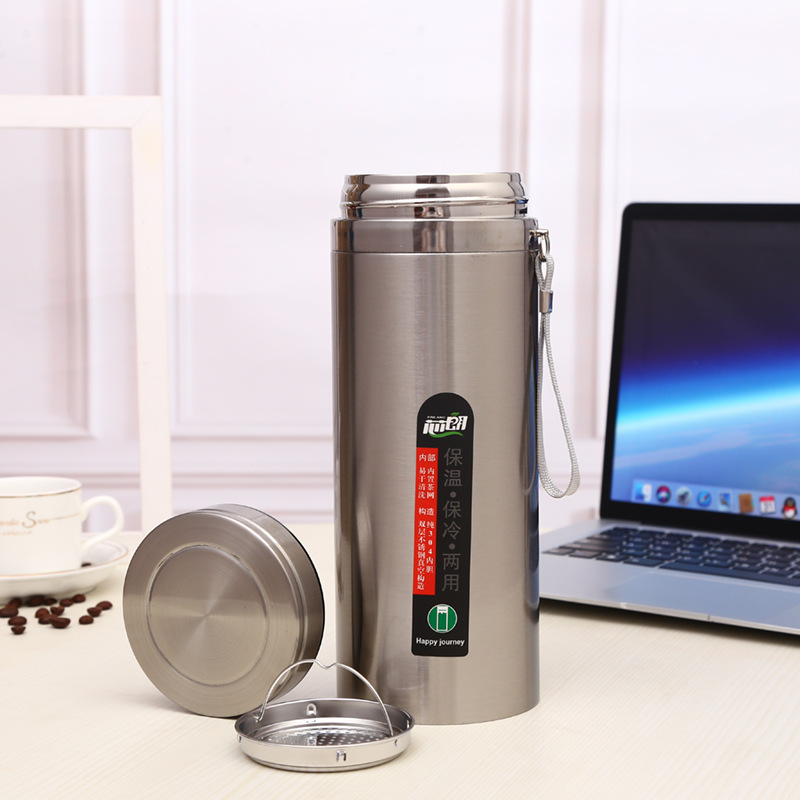 Bình giữ nhiệt inox dung tích 1500ml, giữ nhiệt nóng lạnh, hàng xịn giữ nhiệt lâu, có dây treo, lưới...