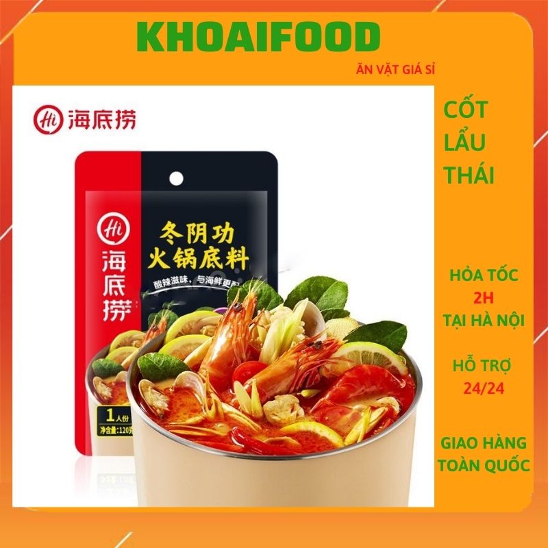Cốt lẩu haidilao - Vị cốt lẩu thái tiện lợi