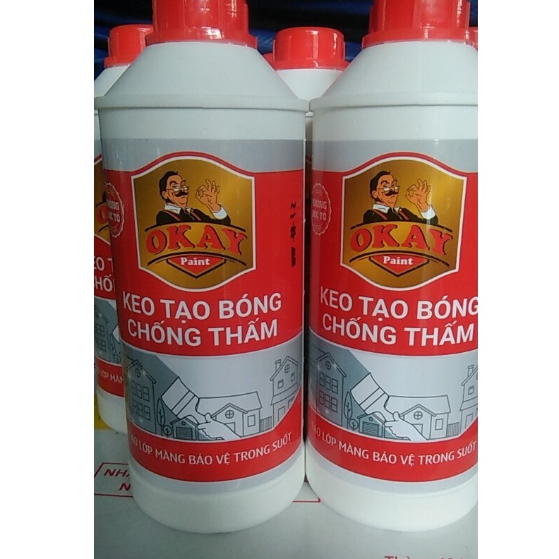 Keo bóng chống thấm nước okay tạo bóng