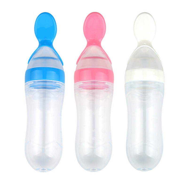 Bình thìa ăn dặm silicon