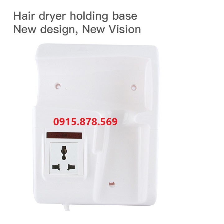 [TẶNG MIẾNG DÁN] Máy sấy tóc treo tường cao cấp Svavo V-175A
