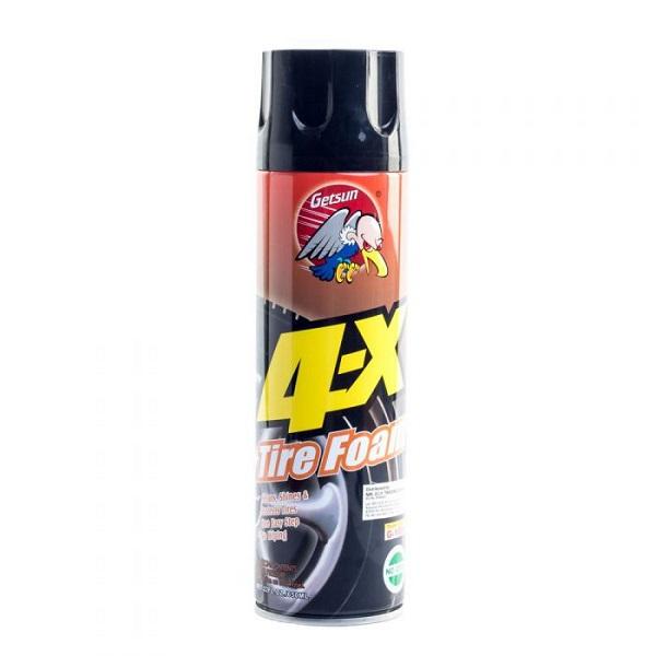 Chai xịt bọt rửa lốp xe chuyên dụng 650ml getsun bh496
