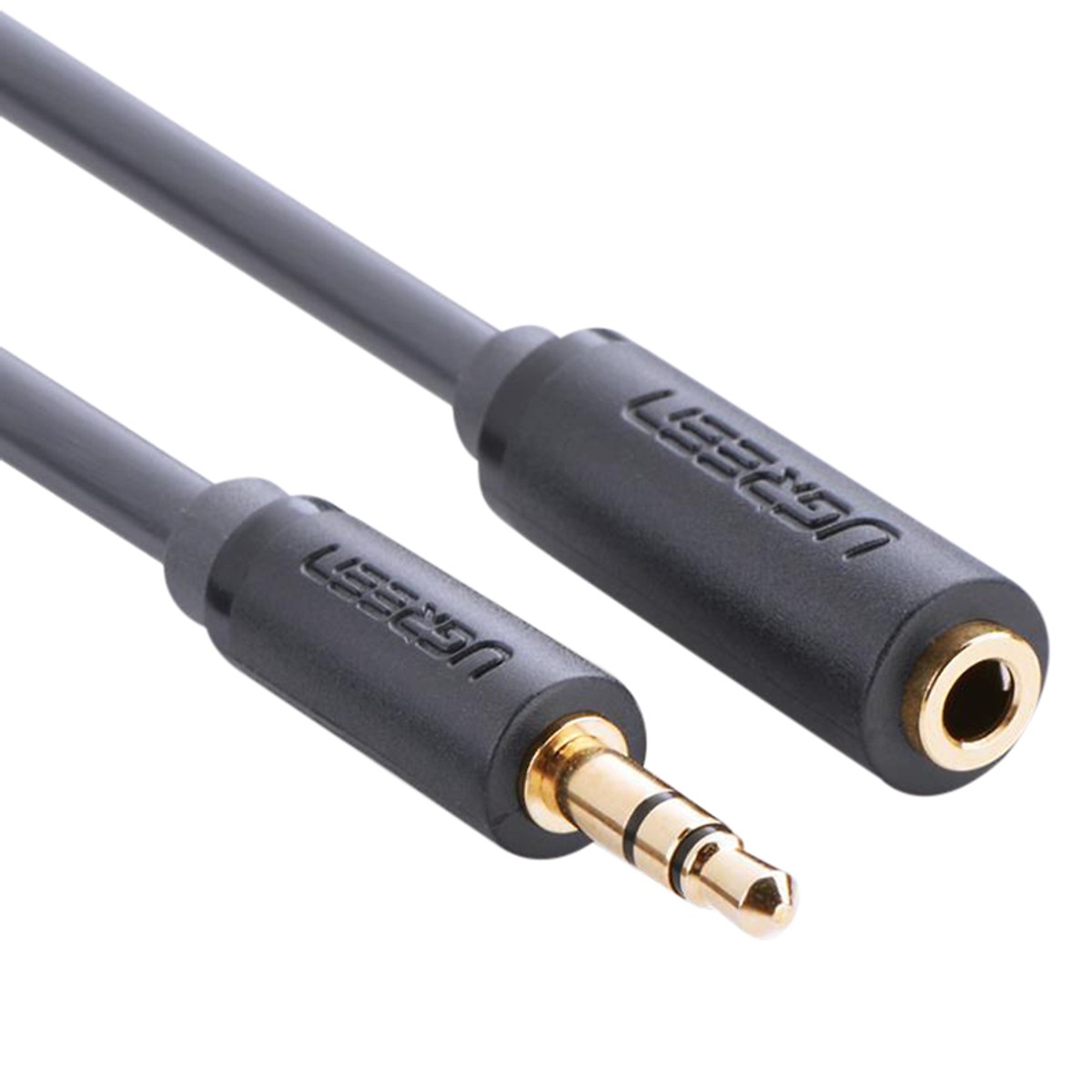 Cáp Audio 3.5mm nối dài 2m Ugreen 10784 (Xám) Chính Hãng