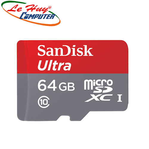 Thẻ nhớ micro sd sandisk ultra 64g c10 chính hãng
