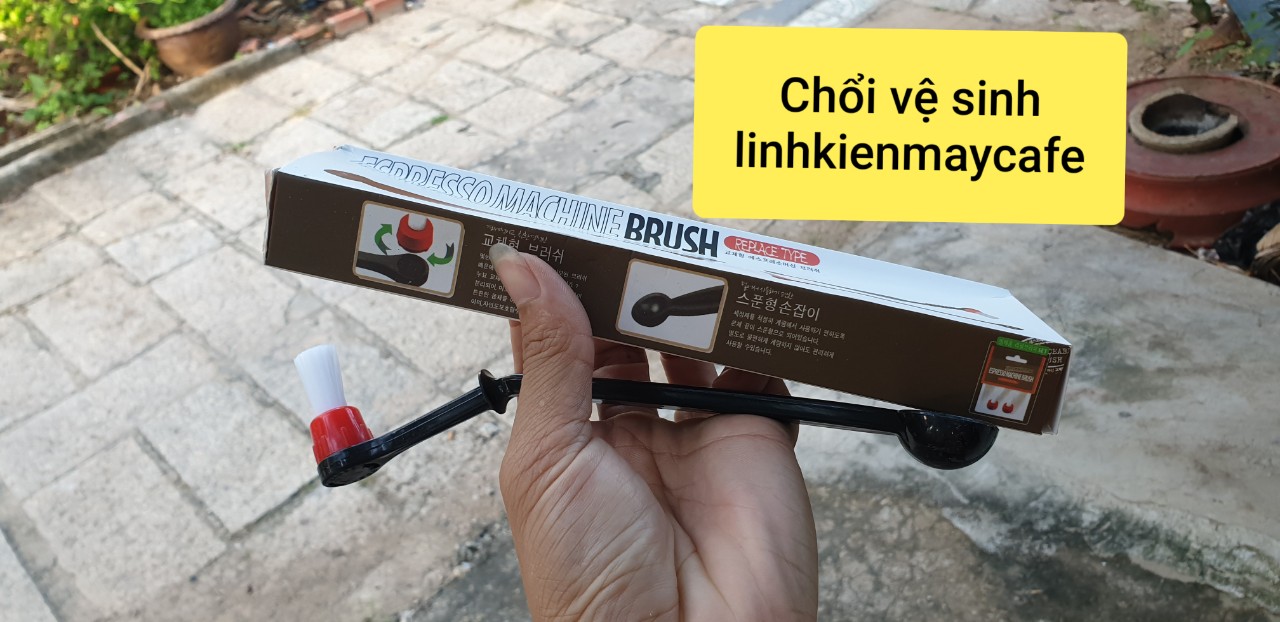 Cọ vệ sinh máy pha cà phê