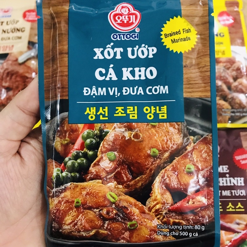 Xốt Ướp Thịt Ottogi 80g Đủ Vị
